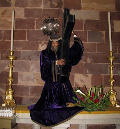 Silves Cathedral Crucifixion Crucifixion statue of Christ Silves Cathedral