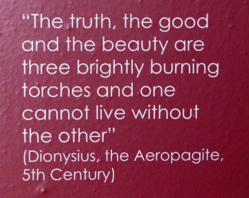 Silves Cathedral quote by Dionysius Dionysius quote at Silves Cathedral