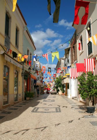 Silves street street scene Silves