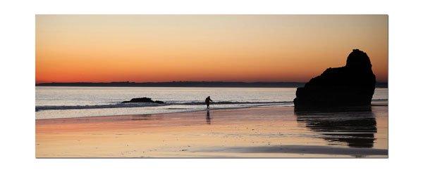 sunset-on-Prainha-beach sunset Prainha beach Algarve