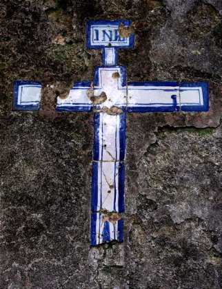 Monchique Convent tiled cross