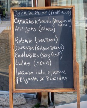 fish restaurant sign