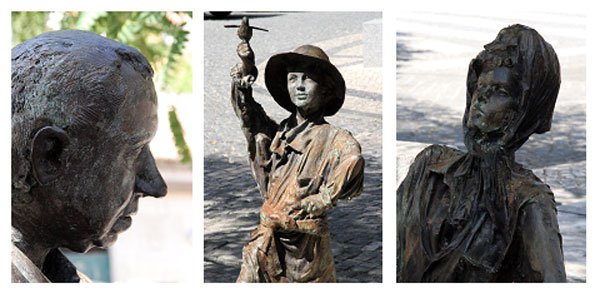 Monchique statues