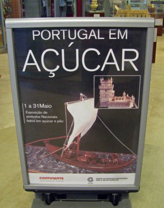 sugar exhibition sign
