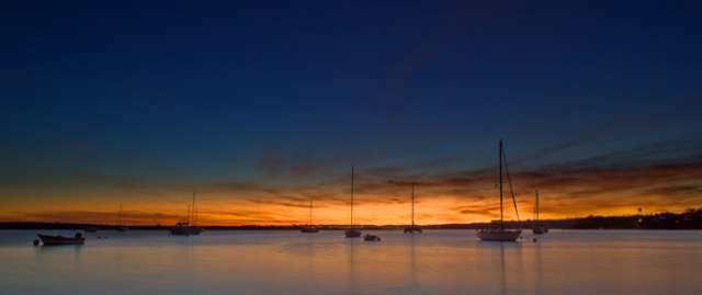 Sunset Alvor harbour #006