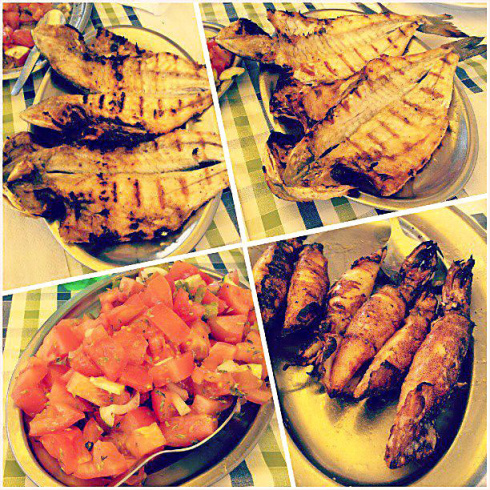Ze Leiteiro fish restaurant Algarve Blog montage