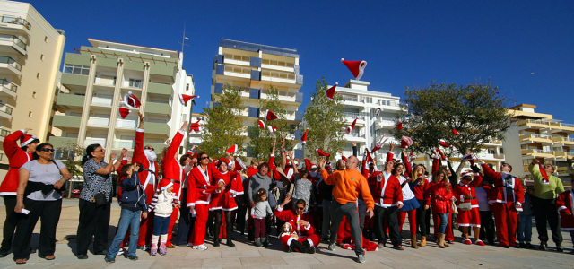Santa walk 2013 Dave Sheldrake photography