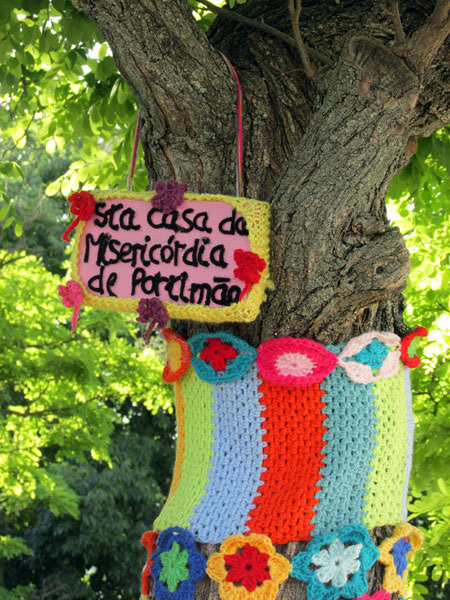 Yarn Bombing in Portimão, Algarve Blog