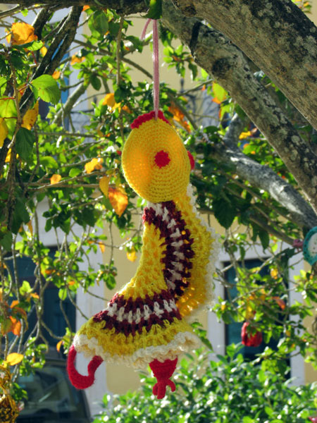 Yarn Bombing in Portimão, Algarve Blog