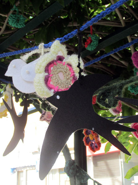 Yarn Bombing in Portimão, Algarve Blog