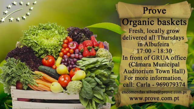 Organic produce baskets Albufeira