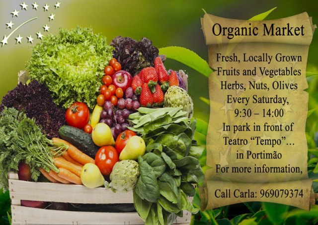 Organic produce market Portimão