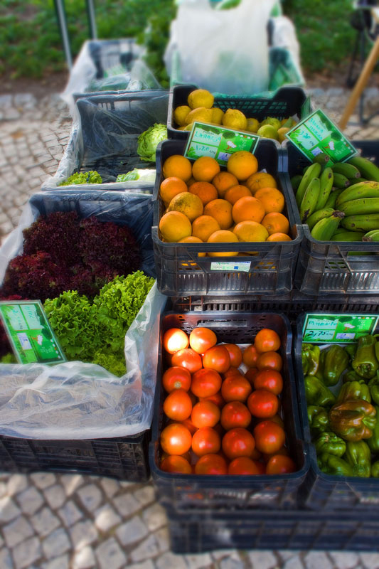 Organic produce market Portimão Algarve Blog