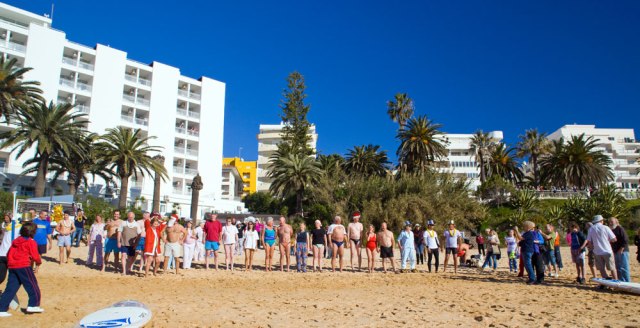 Charity Swim New Years Day 2015