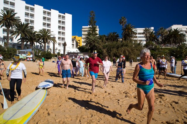 Charity Swim New Years Day 2015