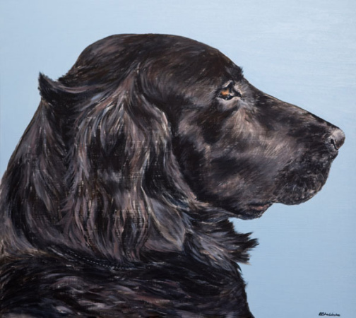 Pet Portrait Painting Alyson Sheldrake