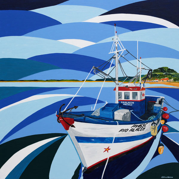 'Shades of Blue' Art by Alyson Sheldrake